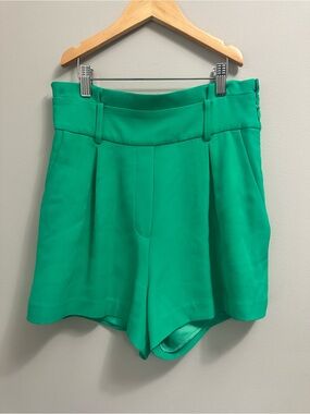 Marciano High-Waist Emerald Green Women’s Tailored Shorts